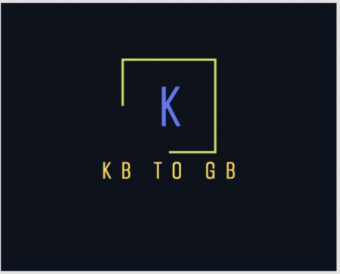 KBtoGB Logo